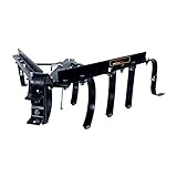Brinly CC-560-A2 Sleeve Hitch Adjustable Tow Behind Cultivator, 18' by 40', Hammered Black