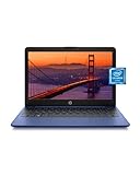 HP Stream 11' Laptop, Intel Celeron N4020, Intel UHD Graphics 600, 4 GB RAM, 64 GB eMMC, Windows 11 Home in S mode (11-ak0030nr, Royal blue)