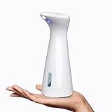Automatic Soap Dispenser/ (2023 New)-Touchless Automatic Hand Sanitizer Dispenser, Equipped Upgraded Waterproof Base, Infrared Motion Sensor, for Kitchen, Bathroom, White