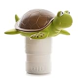 XY-WQ Chlorine Floater, Floating Pool Chlorine Dispenser (Turtle), Fits 1 and 3 Inch Tablets for Large and Small Pools, Hot Tub, Spa
