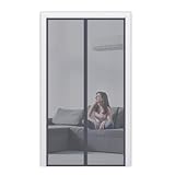 Bluebala Fiberglass Magnetic Screen Door - Heavy Duty Screen Door Mesh with Magnets, Kid and Pet Friendly, Keep Bugs Out, Automatical Closure, Easy Install (36'x83' (Fit Door Size up to 34'x82'))