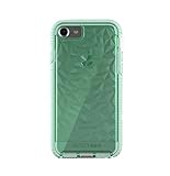 tech21 Evo Gem Drop Proof Protective Case for iPhone SE 2020 / iPhone 8 / iPhone 7 / iPhone 6 - Ultra Thin Clear Back, Anti-Scratch - Green - Bulk Packaging