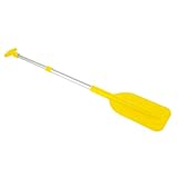 N/U 1Pcs Telescopic Paddle, Portable Collapsible Adjustable Aluminum Alloy Oar Floating Compact Emergency Telescopic Paddle (Yellow)