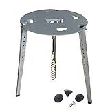 Satellite Tripod Mount TR-1518 Compatible with Winegard Carryout VuQube Portable Satellite TV Antennas Adjustable Height, Gray
