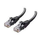 Cable Matters 10Gbps Snagless Short Cat 6 Ethernet Cable 5 ft (Cat 6 Cable, Cat6 Cable, Internet Cable, Network Cable) in Black