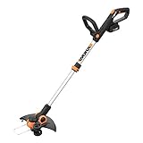 Worx WG163 GT 3.0 20V PowerShare 12' Cordless String Trimmer & Edger (2 Batteries & Charger Included)