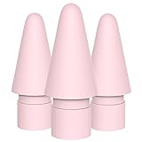 Compatible for Apple Pencil Tips 3 Pack (Pink)