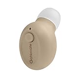 GoNovate G8 Bluetooth Earpiece Wireless Mini Earbud, 6 Hrs Playtime 2 Magnetic USB Chargers Invisible Headphone Tiny Smallest Headset Car Earphone with Mic for Samsung Galaxy -Khaki (1 Piece)