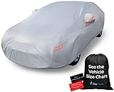 EzyShade 10-Layer Car Cover Waterproof All Weather. See Vehicle Size-Chart for Accurate Fit. Outdoor Full Exterior Covers for Automobiles Sedan Hatch SUV Rain Sun Protection. Size A3 (See Size Chart)