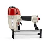 CREWTOWER Concrete Nailer, 14 Gauge 3/4 Inch to 2-1/2 Inch Concrete T Nailer, Pneumatic Concrete Nail Gun for Furring Strips Lath to Masonry Plywood to Concrete Subflooring and Cement, Air Powered