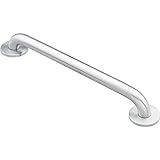 Moen Stainless Steel Wall Mounted 24-Inch Bathroom Grab Bar for Shower, Heavy Duty Hand Handle for Elderly or Handicapped with Concealed Screws, 8724