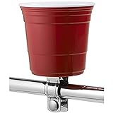 Red Cup Living Handlebar Mount Bicycle Drink Holder ,Party Cups