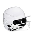 RIP-IT | Vision Classic 2.0 Softball Batting Helmet | White Pinstripe | Lightweight Women's Sport Equipment