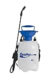 BRUFER 72022 Sprayer for Lawns and Gardens or Cleaning Decks, Siding and Concrete - 1.1 Gallon (4L) with Pressure Release Valve