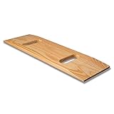 MABIS DMI Healthcare Transfer Board Made of Heavy-Duty Wood for Patient, Senior and Handicap Move Assist and Slide Transfers, Holds up to 440 Pounds, 2 Cut Out Handle, 24 x 8 x 1 (Pack of 1)