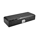 BATONECO 34.5 Inch Aluminum Tool Box, Truck Bed Tool Box with Lock and 2 Keys,Tool Storage Box for Truck,Trailer,Pickup,ATV,RV,34.5'X12.75'X6.4',Black