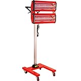 Bestauto 2000W Baking Infrared Paint Curing Lamp Short Wave Infrared Heater Car Bodywork Repair Paint Dryer/Stand