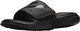 adidas unisex adult Shower Slide Sandal, Core Black/Core Black/Core Black, 8 US