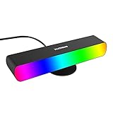 Xtreme Multi-Color Horizontal/Vertical LED Light Bar with Multi-Position Base, 16 Colors, 7 Modes, Unique Effects, Sound-Reactive, Connects to Any 5-Volt USB Power Source, Remote Control Included