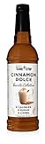 Jordan's Skinny Syrups Sugar Free Coffee Syrup, Cinnamon Dolce Flavor Drink Mix, Zero Calorie Flavoring for Chai Latte, Protein Shake, Food and More, Gluten Free, Keto Friendly, 25.4 Fl Oz, 1 Pack
