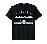 Lucky Dominoes Shirt Spiral Domino Show Set Tile-Based Game T-Shirt