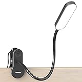 LEPOWER Clip on Light, 60 LED Reading Lights for Books in Bed, Reading Lamp with 25+ Lighting Options, 3 Timer, Night Light Function, Eye-Caring Book Light for Reading in Bed, Headboard, Bedroom, Desk