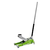 ARCAN Tools 3 Ton (6,000 lbs.) Hybrid Heavy Duty Aluminum and Steel Low Profile Floor Jack with Dual Pistons Reinforced Lifting Arm (A20001)