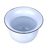 DOITOOL Chamber Pot Enamel Bedpan Urinal Bottle Urine Pots Potty Urinal Bucket Portable Spittoon for Kids Adults Home Camping Car Travel
