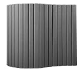 Versare VersiPanel Acoustical Partition Wall - Sound Panel Room Divider, Flexible Arrangement, Easy Roll-up Storage, 2 VersiFoot Stabilizers Included (Gray, 8' x 6'6')