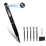 EEOUK Spy Pen Camera, Hidden Mini Camera Pen with Loop Recording and Photo Function for Children, Babies and Pets Conference Recording