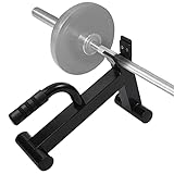LoGest Mini Deadlift Jack - Compact and Portable Deadlift Barbell Jack Bar with Non-Slip Rubber Handle Suitable for Loading/Unloading Weight Plates Perfect for Deadlifts Powerlifts Deadlift Platform