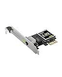 BrosTrend 2.5GB Network Card, PCIe Network Adapter RJ45 NIC with Extra Low-profile Bracket PCI Express Gigabit Ethernet Card for Windows 11/10/8.1/8/7/XP, Windows Server... Limited Lifetime Protection