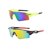 Swanoble UV400 2 Sports Sunglasses for Kids Cycling,Light frame Sunglasses for Boys Girls,Youth Softball Baseball Golf Sunglasses