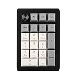 EPOMAKER EK21 VIA Gasket Number Pad, Bluetooth 5.0/2.4ghz/Wired Hot Swappable Numpad, with Poron Foam, Aluminum Alloy KOB, 1000mAh Battery, Programmable for Win/Mac/Gaming (Gateron Pro Yellow)