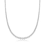 Ross-Simons 1.50 ct. t.w. Bezel-Set Diamond Necklace in Sterling