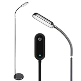 Lumos Cordless LED Floor Lamp Rechargeable Battery Operated Portable Dimmable Reading Light - Adjustable LED Light - Floor Lamp for Bedrooms- LED Light