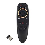BL Air Mouse Remote Control, Voice Remote 2.4G RF Wireless Remote Control with 6-Axis Gyroscope IR Learning, USB Air Mouse Remote for PC Smart TV Android TV Box HTPC Laptop Projector Android Windows
