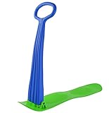 Anricgeo Foldable Snow Scooter Snow Sled with Handle for Children's Gift,Outdoor Sports Equipment(Blue/Green)