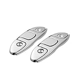 YUSOVE Boat Folding Cleat 4-1/2' 316 Stainless Steel Marine Flip Up Dock Cleat,Pack of 2