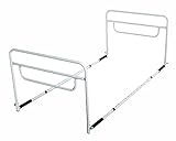 RMS Dual Hand Bed Rail for Elderly Adults - Bed Assist Rail, Bedside Safety & Stability Grab Bar for Individual with Disability - Fits Full & Twin Beds