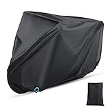 Bike Cover, Waterproof Outdoor Bicycle Cover with Lock Hole for Mountain Road Bikes