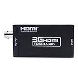 HDMI to SDI Converter Adapter HDMI SDI Adapter SDI/HD-SDI/3G-SDI Adapter Support 1080P for Camera Home Theater