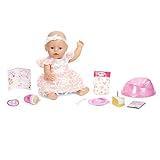 Baby Born Interactive Baby Doll Party Theme – Blue Eyes with 9 Ways to Nurture, Multicolored