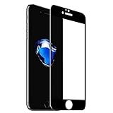 IFLASH iPhone 8, 7 Full Cover Screen Protector, [2 Pack] Full Coverage Tempered Glass Screen Film for Apple iPhone 8, 7 4.7” Inch - Bubble Free/edge-to-edge Screen Protector - Black