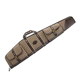 Evolution Outdoor 44020 President Series Quilted Rifle Case – 48 in., Tan, Lightweight Hunting Gun Holder with Suede Lining, Carry Handle