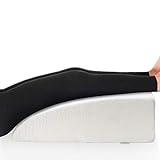 OasisSpace 8' Leg Elevation Pillow with Memory Foam Top - Leg Rest Pillow for Circulation and Elevation,Sleeping - Wedge Pillow for Legs, Back, Foot and Knee Injury with Removable Cover
