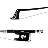 Viotti Carbon Fiber Cello Bow, Hand Crafted by Professional Bow Makers, Strong, Stiff & Well Balanced, Made with Mongolian Horse Hair, For Cellist of All Skill Levels