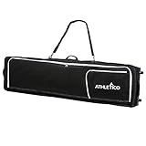 Athletico Conquest Padded Snowboard Bag With Wheels - Travel Bag for Single Snowboard and Snowboard Boots (Black, 157 cm)