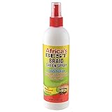 Africa's Best Braid Sheen Spray With Conditioner, 12 Ounce, Green, 1-102-12-1243-01