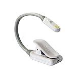 The Original Mighty Bright WonderFlex Book Light, Warm Eye Care LEDs, Flexible, Durable, Dimmable, Clip-On Light, for Kids, Reading, Bookworms, Read in Bed, Batteries or Micro USB (White)